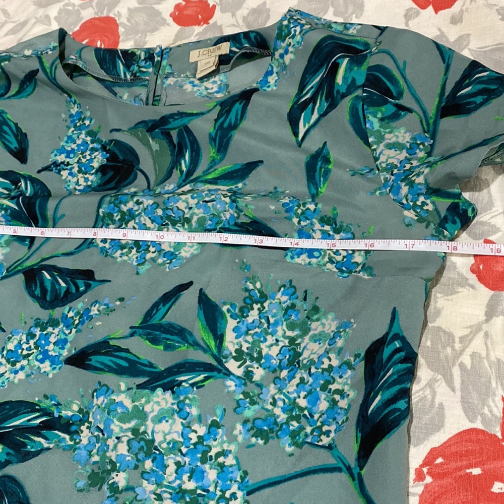 JCrew print blouse - Picture 7 of 8